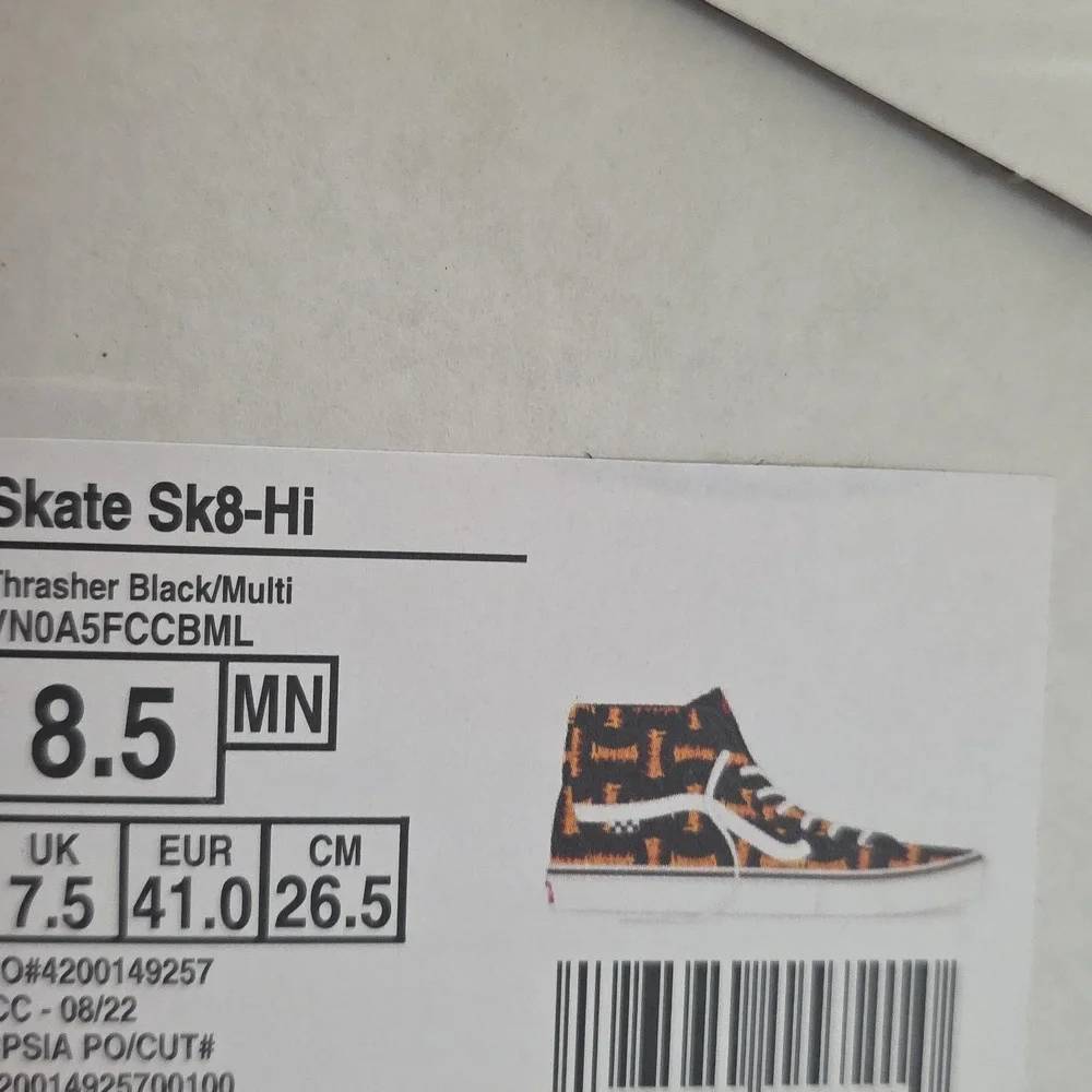 Vans Thrasher Black/Multi Size US 8.5 - Picture 8 of 9